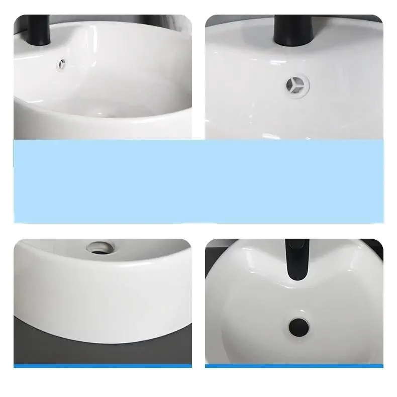 Modern Ceramic Vessel Sink For Countertop Bathroom Slick Single Basin Washbasin No Sweat Installation Above Counter Total Bathroom Game Changer Fresh Look