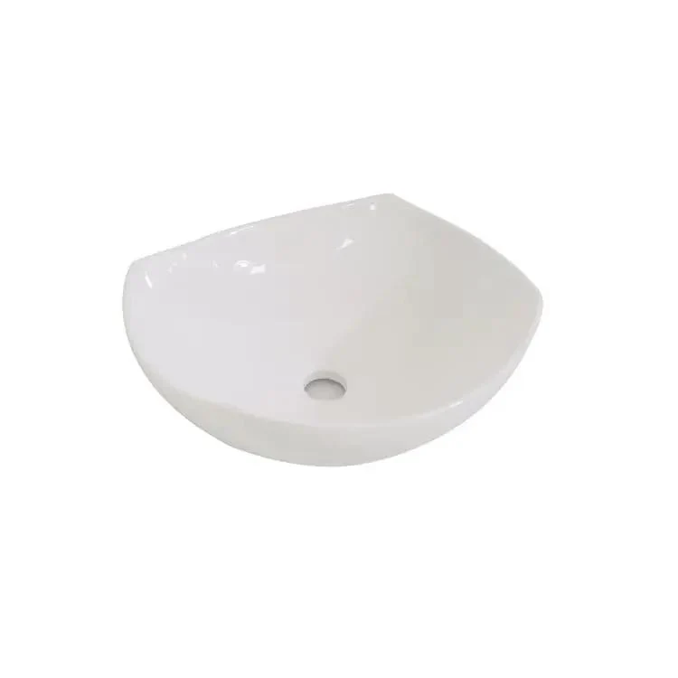 Modern White Ceramic Vessel Sink Round Counter Basin Zero Hassle Bathroom Washbasin Solid Build Timeless White Finish Effortless Mounting For Apartments And Hotels