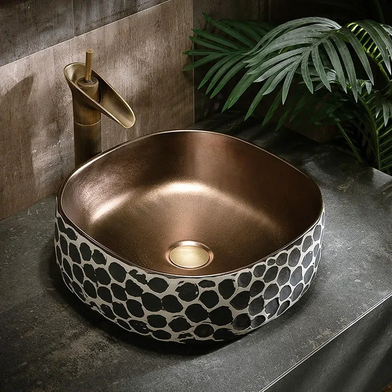 Premium Ceramic Vessel Sink Above Counter Bathroom Basin With Faucet And Drain Combo Top Shelf Craftsmanship For Your Modern Vanity Setup A Dang Good Heavy Hitter That Delivers Easy Install And Major Style For Your Daily Sink Routine