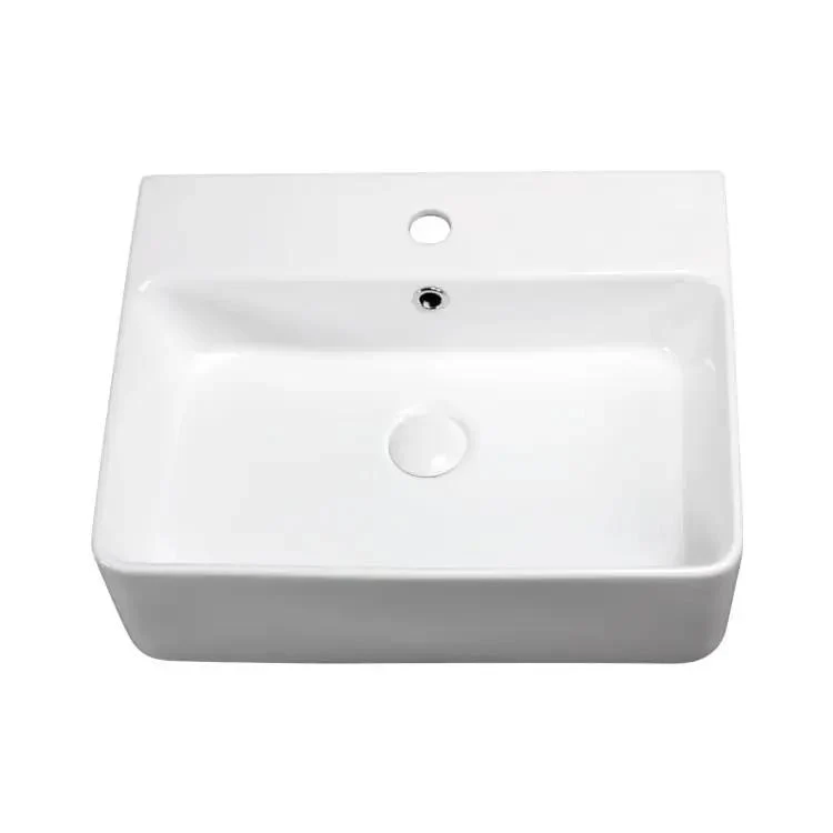 Straight Up Sleek Square Ceramic Vessel Sink Built For Modern Bathroom Or Bar Vanity Countertop Bringing Next Level Luxury Home Upgrade Vibe With Durable Finish
