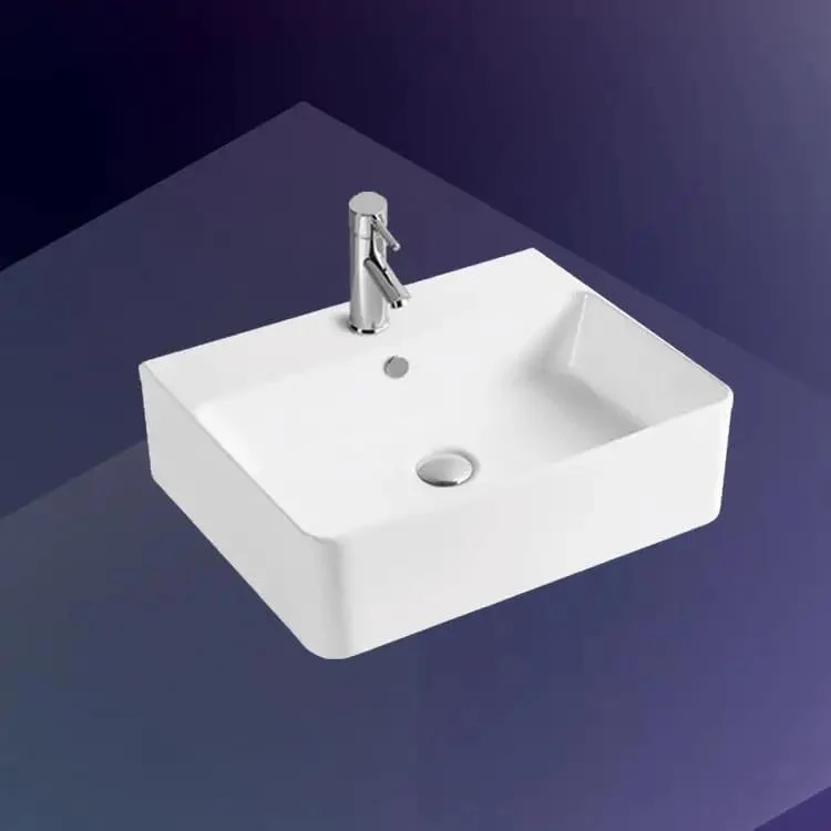 Straight Up Sleek Square Ceramic Vessel Sink Built For Modern Bathroom Or Bar Vanity Countertop Bringing Next Level Luxury Home Upgrade Vibe With Durable Finish
