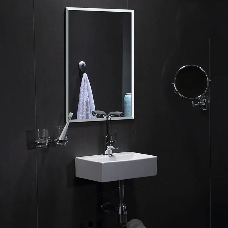 Top Shelf Wall Mount Vessel Sink Classic White Ceramic Basin For Tiny Spaces No Sweat Install Corner Design Ships With Faucet Scratch Proof Glaze Heavy Duty Build