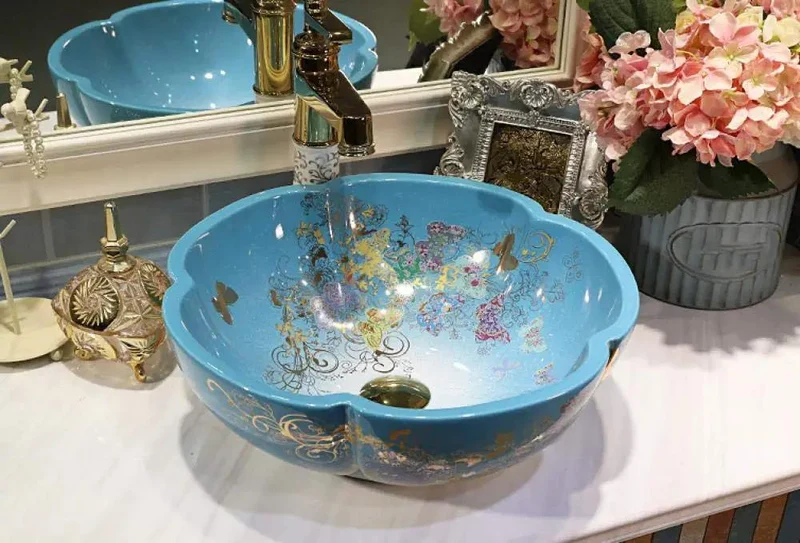 Check Out This Slick Ceramic Countertop Vessel Sink, A Round Enamel Bathroom Basin With Single Hole Faucet Prep, Delivering Top Tier Spa Vibes For Any Quick Home Makeover Or Daily Use Routine