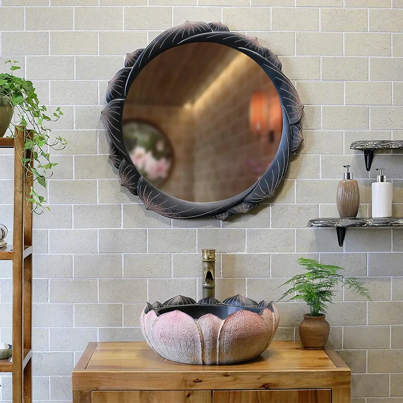 Top Tier Ceramic Vessel Sink With Slick Porcelain Finish And Chill Retro Lotus Design Made For Above Counter Vanity Drops That Add Real Swagger To Any Modern Bathroom Space
