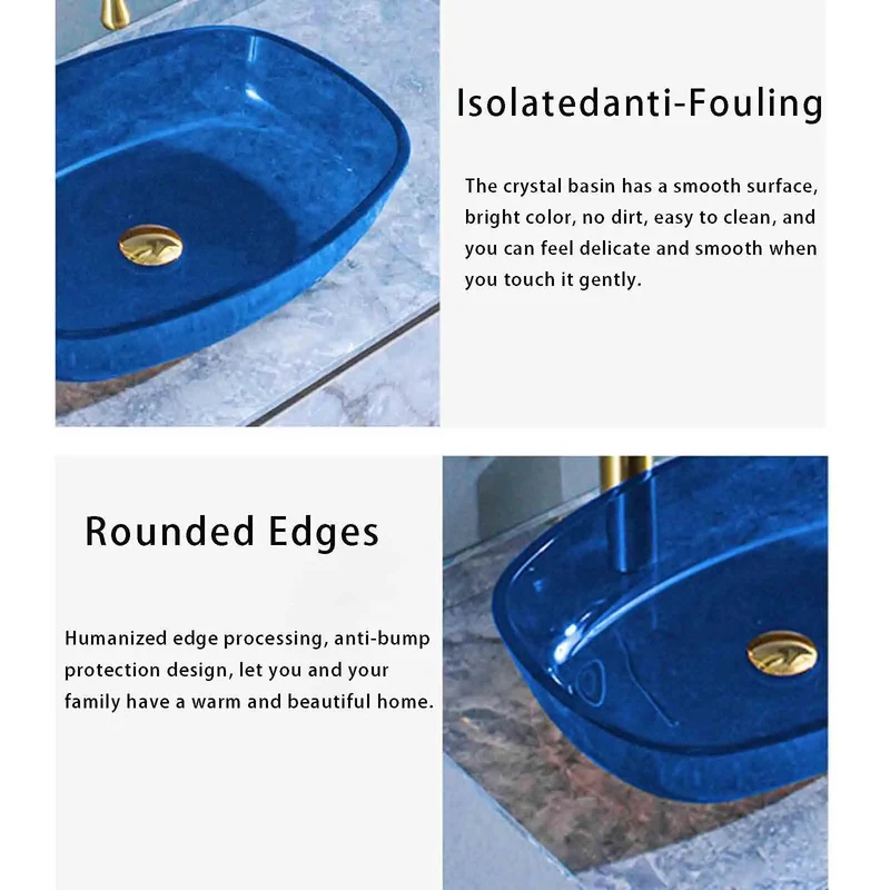 Top Shelf Tempered Glass Vessel Sink Slick Gray Wash Basin For Modern Bathrooms With Heavy Duty Brass Faucet And Pop Up Drain Quick Countertop Setup And Home Upgrade