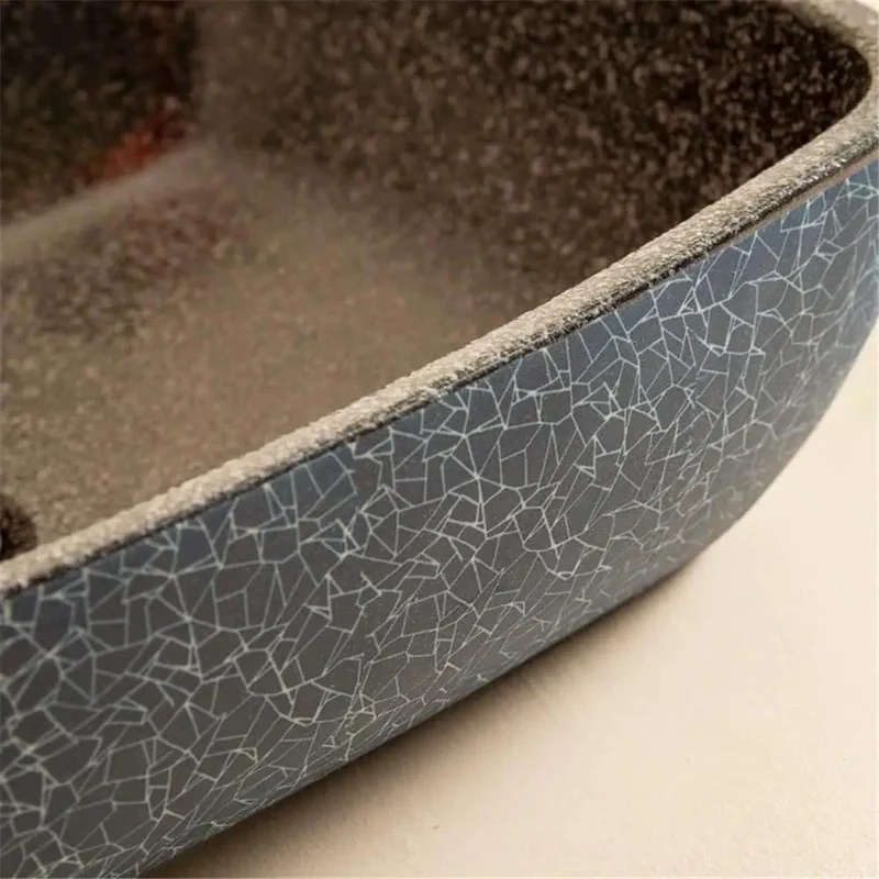Slick Rock Solid Ceramic Vessel Sink For Modern Countertop Bathroom Vanity Featuring Clean Cut Lines And Top Shelf Porcelain Build Straight Upgrade For Upscale Hotels Or Cozy Home Spaces With Smooth Finish And Quick Setup