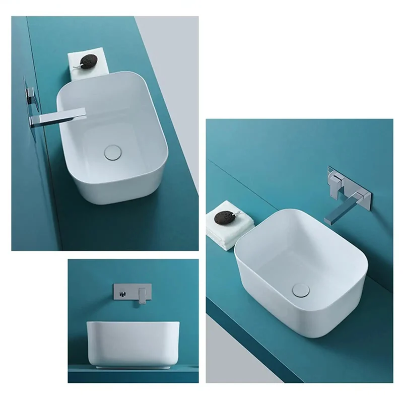 Real Deal White Porcelain Basin Vessel Sink Built Hecka Tough For Above Counter Bathroom Vanities Featuring Scratch Chip Heat Stain Resistant Finish With Modern Contemporary Style