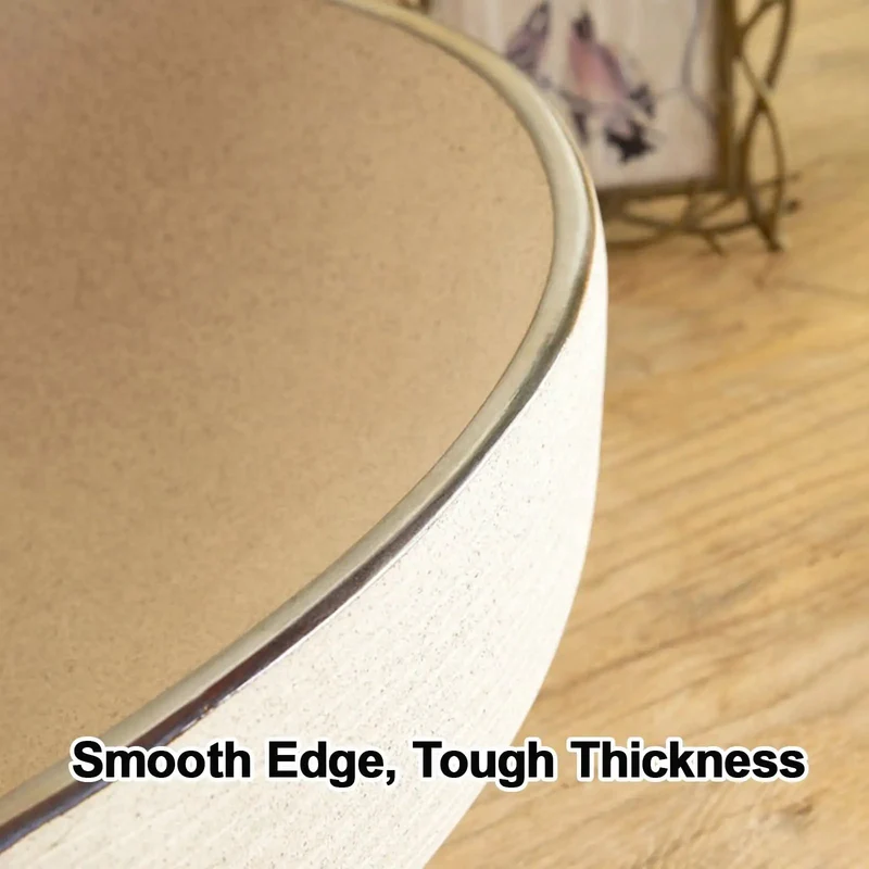 Heavy Duty Retro Oval Ceramic Vessel Sink Premium Countertop Basin Dark Brushed Texture Show Stopper For Modern Bathroom Vanity And Balcony Lavatory Wash Station Artisanal Finish Rock Solid Construction