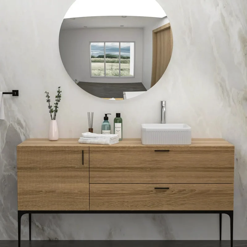 Slick White Ceramic Square Vessel Sink For Bathroom Countertops Dead Simple Stain Acid Resistant Smooth Polished Surface Straight Up Top Tier Premium Quality