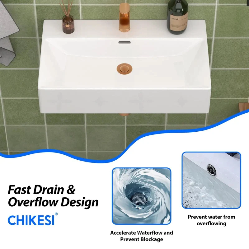 Slick White Rectangular Wall Mount Sink Game Changer For Tight Spaces Zero Fuss Installation Perfect For Rvs Apartments Guest Bathrooms And Powder Rooms Compact Space Saving Modern Wash Basin Refresh