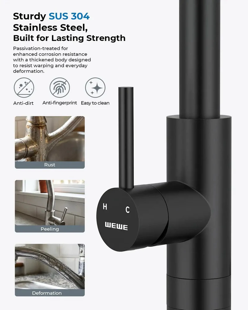 Modern Kitchen Faucet Pull Down Sprayer Integrated Cup Washer 3 Spray Modes Handles Bottles Glasses And Mugs Quick Cleanup Hassle Free Sink Routine Kitchen Game Changer That Really Slaps Smooth As Butter