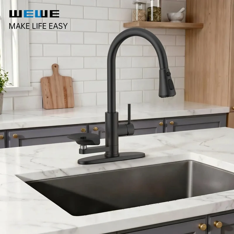 Modern Kitchen Faucet Pull Down Sprayer Integrated Cup Washer 3 Spray Modes Handles Bottles Glasses And Mugs Quick Cleanup Hassle Free Sink Routine Kitchen Game Changer That Really Slaps Smooth As Butter