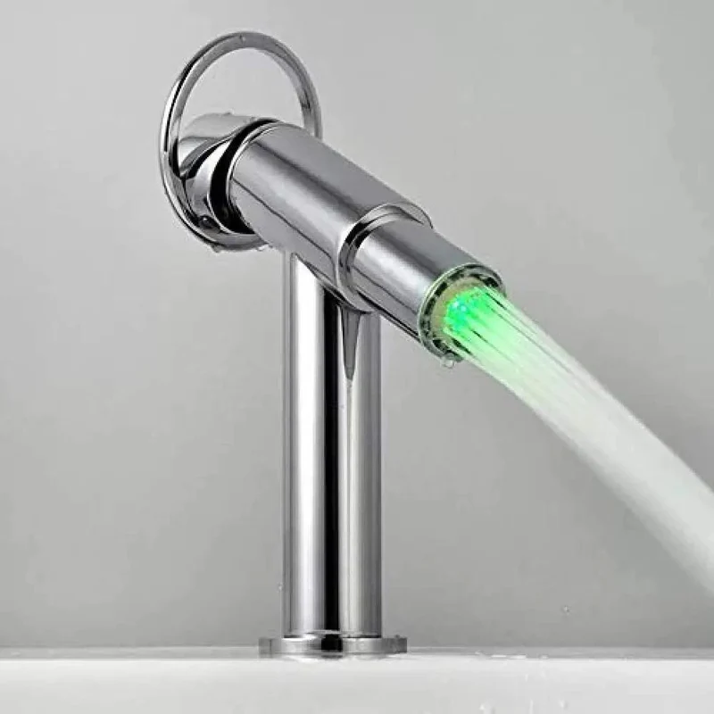 Smooth Operator Single Handle Bathroom Sink Faucet With Quick Temperature Adjustment Led Display And Heavy Duty Lead Free Build For A Total No Stress Setup In Kitchens Or Bathrooms