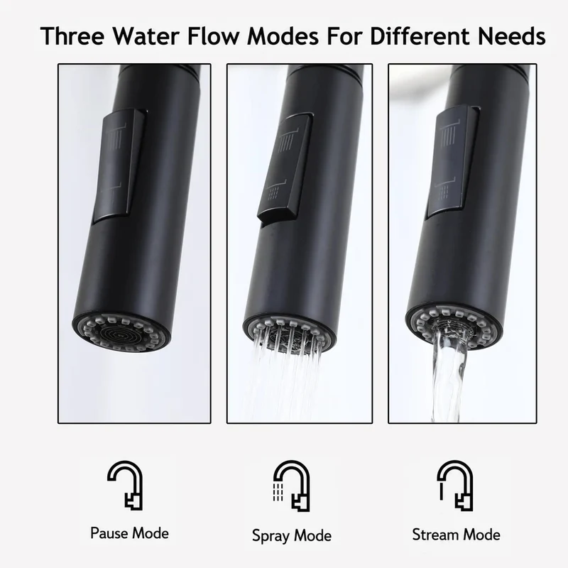 Badass Matte Black Kitchen Faucet With Pull Down Sprayer And High Arc Single Handle For Easy Sink Cleaning Plus Lead Free Stainless Steel Build That Seriously Outlasts The Competition