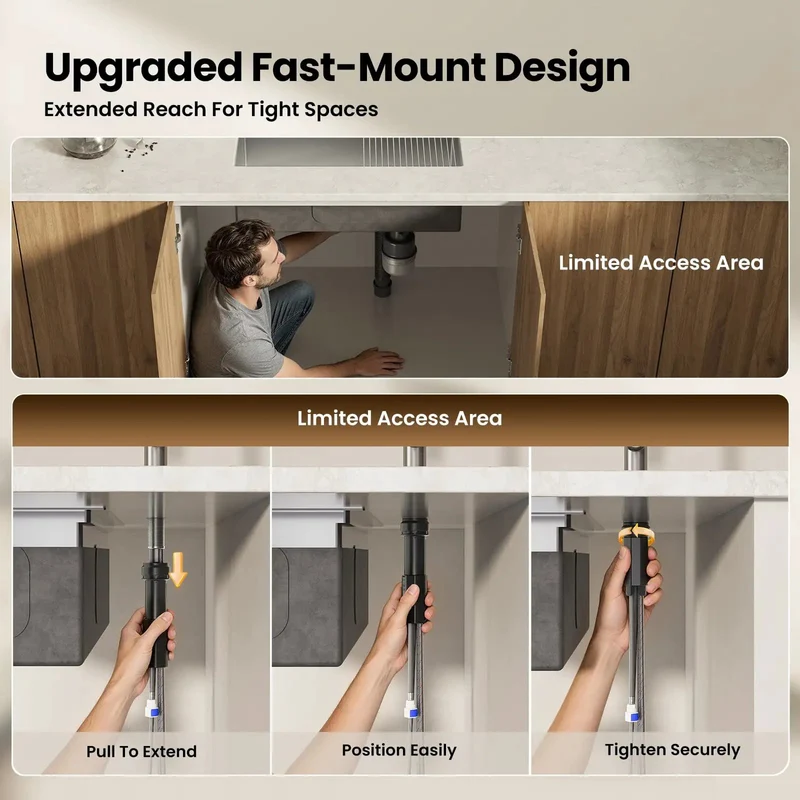 Slick Brushed Nickel Kitchen Faucet With Pull Down Sprayer And Dual Spray Modes That Deliver No Sweat Operation Versus Tough Stain Blast Power For Every Home Kitchen Remodel Today