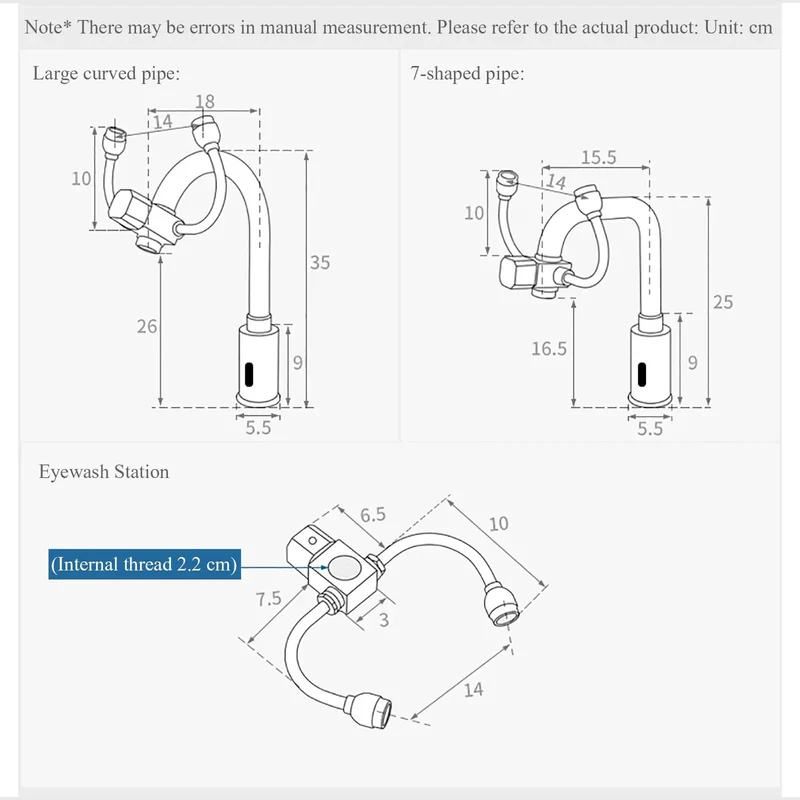 Hassle Free Touchless Induction Faucet With Integrated Eyewash And Rock Solid 360 Degree Rotating Spout For A Killer Hygiene Setup In Medical Labs And Hospital Washrooms Plus Industrial Warehouses