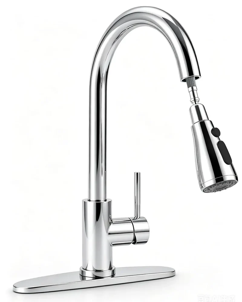 Heavy Duty High Arc Kitchen Faucet With Pull Down Sprayer Three Mode Single Handle Sink Faucet No Sweat Install Solid Stainless Steel Top Shelf Upgrade For Everyday Kitchen Tasks