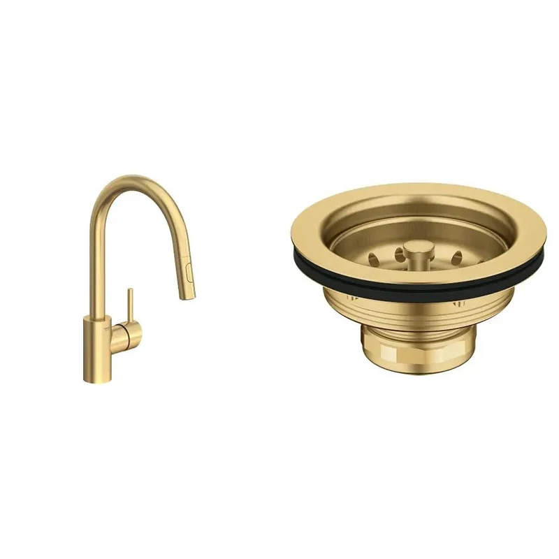 Top Shelf Pull Down Kitchen Faucet With Slick Dual Spray Modes And Single Lever Handle Featuring High Arc Flexibility With 360 Degree Rotation And Quick Flush Holes For Zero Sweat Setup And Everyday Performance