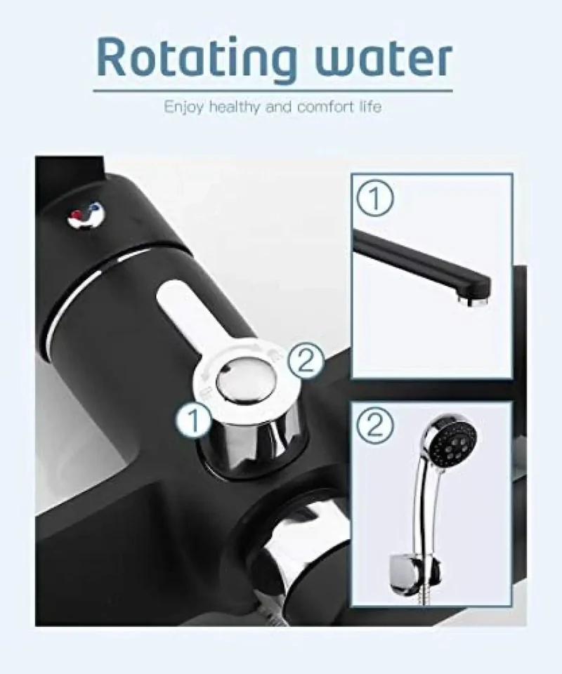 Rock Solid Brass Kitchen Faucet Slick Matte Black Tall 340 Mm Spout Corrosion Resistant Heavy Duty Easy Install High Arc Hot Cold Sink Mixer Top Shelf.