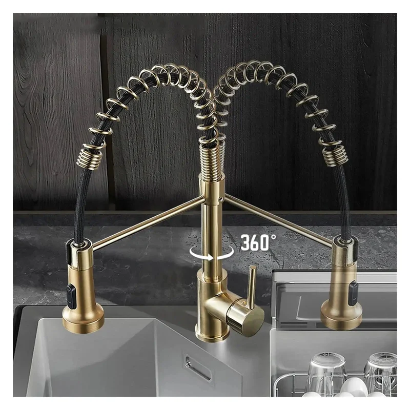 Slick Matte Black Pull Down Kitchen Faucet Featuring Smooth 360 Degree Swivel Spout And No Sweat Quick Install Hardware For Effortless Daily Sink Upgrades