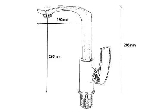 Heavy Duty Swivel Kitchen Faucet With Single Handle Copper Bibcock Tap For Hot And Cold Water In Slick Red Or Matte Black Sink Mixer Built Tough For The Daily Grind In Your Modern Kitchen Setup