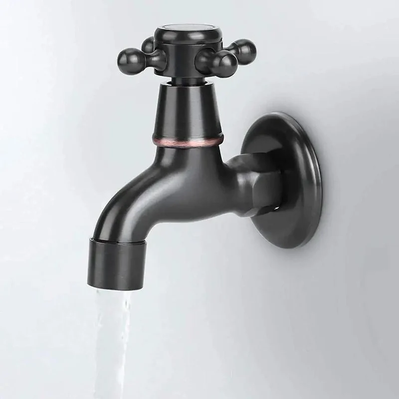 Top Shelf Brass Mop Pool Faucet Wall Mount Single Handle Retro Water Tap For Kitchen Sink Garden Utility Room Kickass Performance Heavy Duty Design With Complete Hardware Set