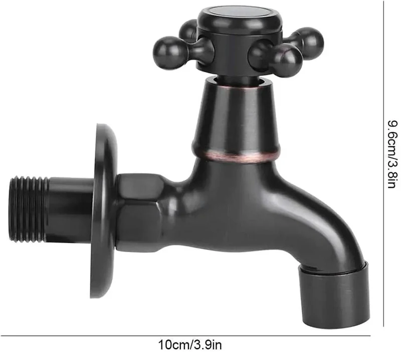 Top Shelf Brass Mop Pool Faucet Wall Mount Single Handle Retro Water Tap For Kitchen Sink Garden Utility Room Kickass Performance Heavy Duty Design With Complete Hardware Set