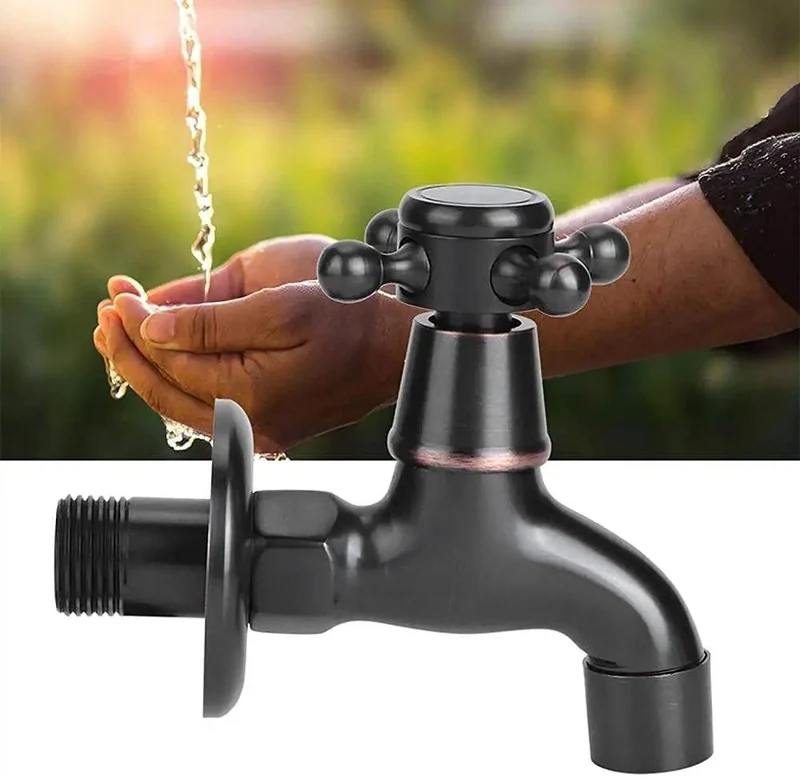 Top Shelf Brass Mop Pool Faucet Wall Mount Single Handle Retro Water Tap For Kitchen Sink Garden Utility Room Kickass Performance Heavy Duty Design With Complete Hardware Set