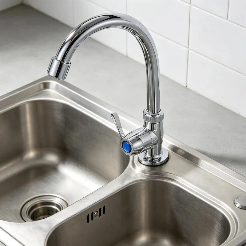 Compact Vertical Kitchen Sink Faucet With Space Saving Countertop Design Skip The Counter Clutter And Enjoy Slick Everyday Performance For Dorms And Tiny Spaces