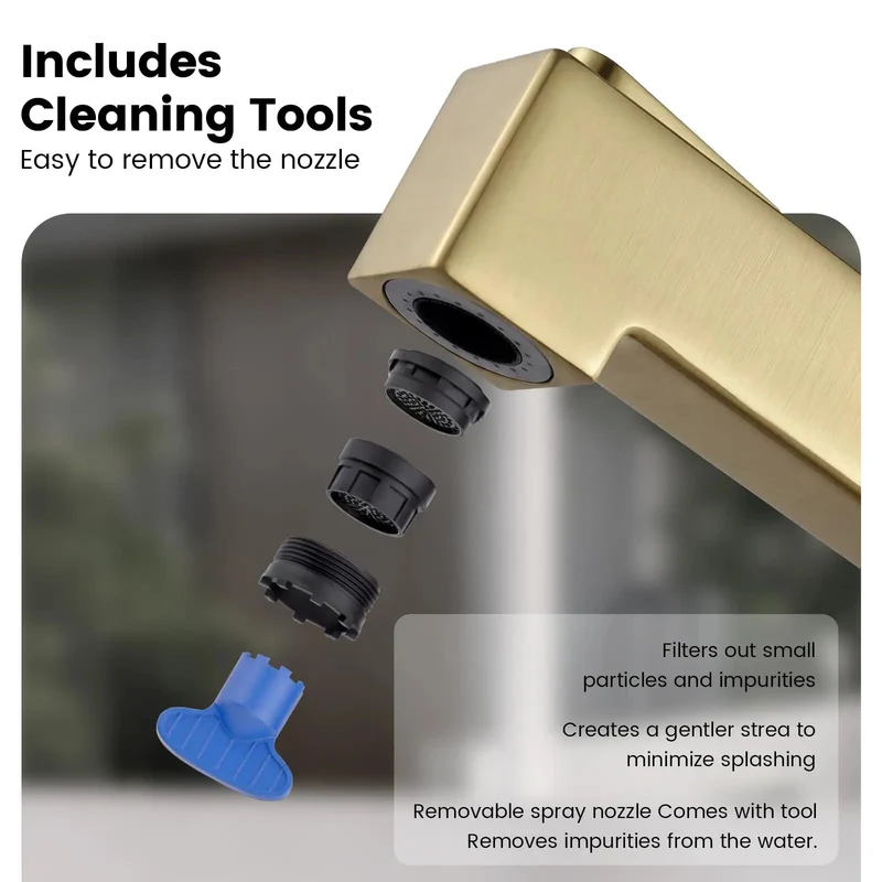 Slick Gold High Arc Kitchen Faucet With Pull Down Sprayer And Dual Stream Modes For No Fuss Sink Cleaning And Serious Knockout Performance