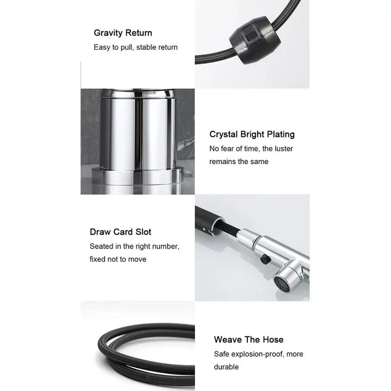 Top Shelf Ivory Pullout Kitchen Faucet With Handy Button Switch And Super Flexible Hose Serving A Clean Modern Mixer Tap Look For Easy Rigging And Smooth Daily Performance Anywhere