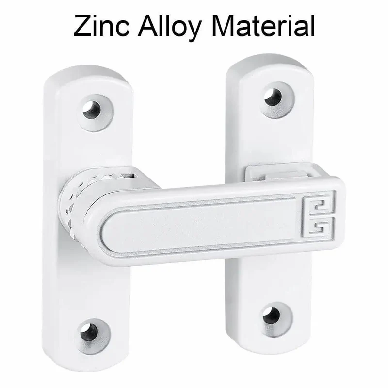 Adjustable Flip Gate Latch Lock For Sliding Barn Doors Heavy Duty Zinc Alloy Build Smooth 90 To 180 Degree Swing Easy Top Bottom Left Right Mounting No Sweat Install Glossy Gold Finish Closet Hardware