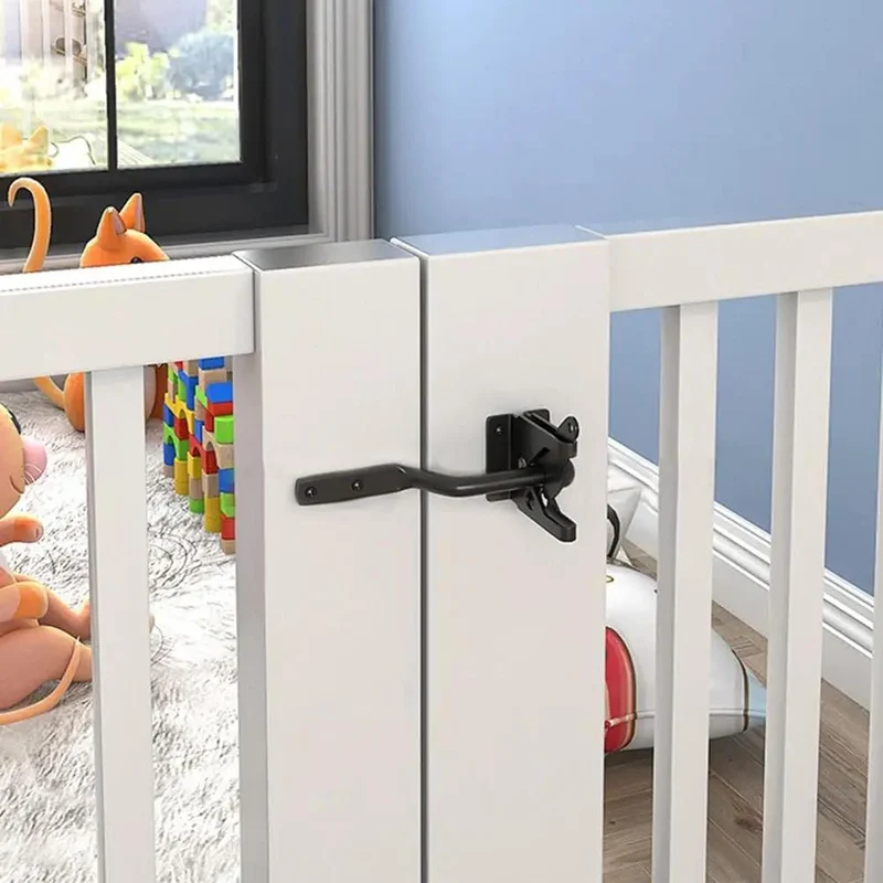 Heavy Duty Automatic Gate Latch Featuring Tough As Nails Self Actuating Mechanism And Secure Padlock Loop Built For Up To 144Mm Gates Straight Forward DIY Hookup Always Locked
