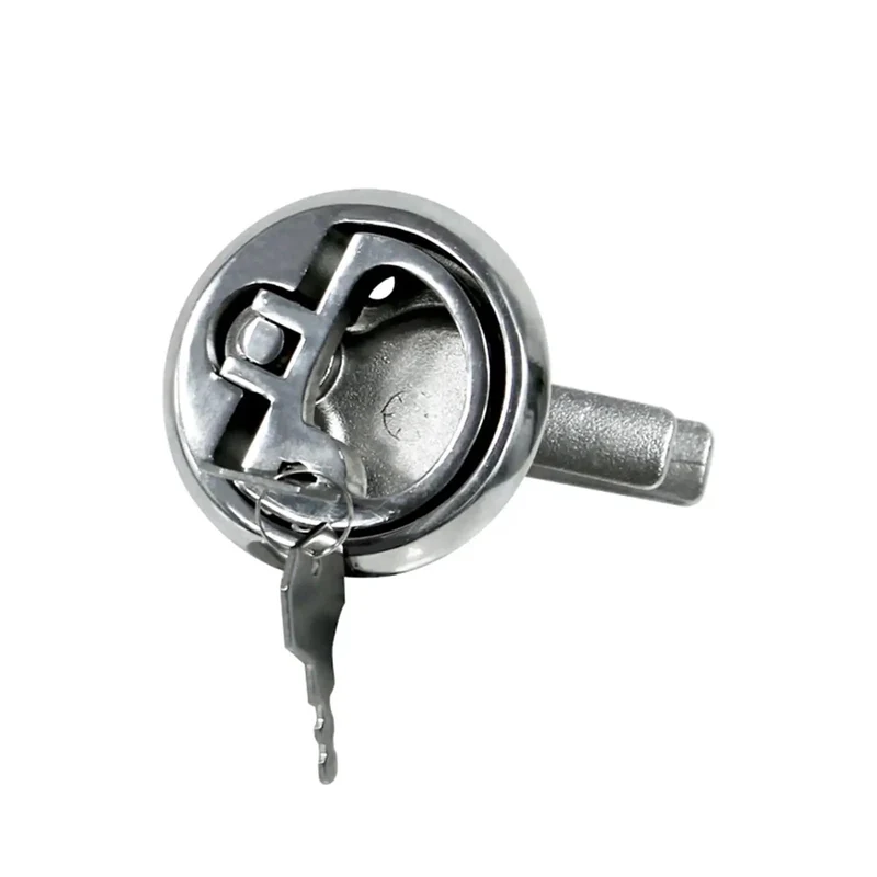 Tough As Nails Stainless Steel Flush Pull Handle With Turning Lock Design Rock Solid Build For Doors And Gates Straightforward Install Grip And Go Daily Home Security