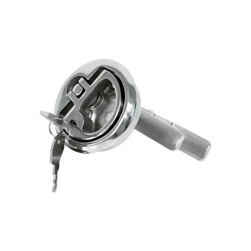 Tough As Nails Stainless Steel Flush Pull Handle With Turning Lock Design Rock Solid Build For Doors And Gates Straightforward Install Grip And Go Daily Home Security
