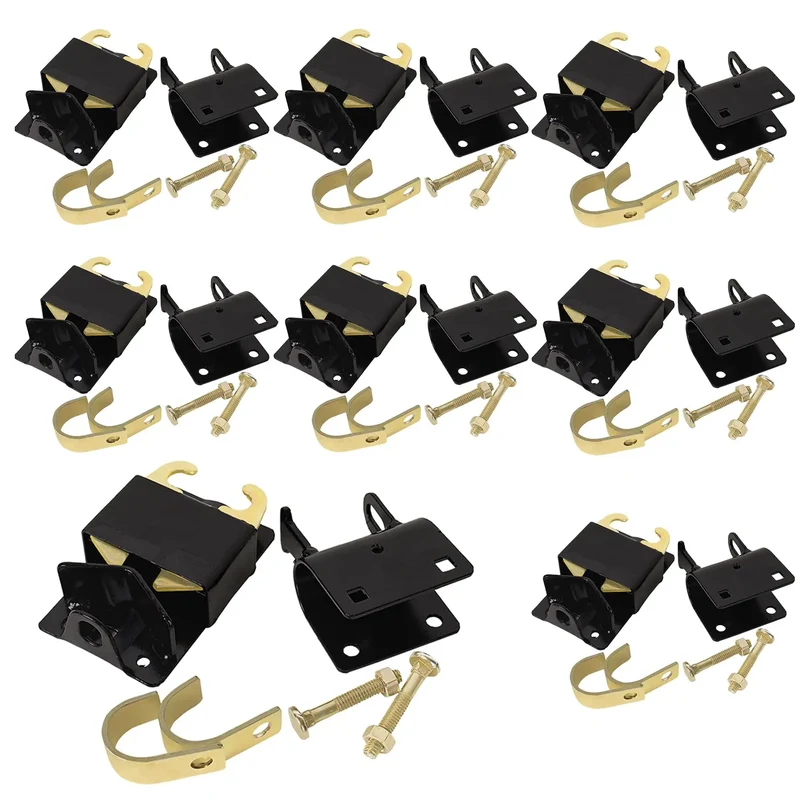 Heavy Duty 2 Way Lockable Gate Latch Kit for Round Tube Fences Rock Solid Fit 1-5/8 to 2 Inch OD 8 Pack Swings Both Ways Secure your Property Farm and Ranch Must Have Replacement for Speeco