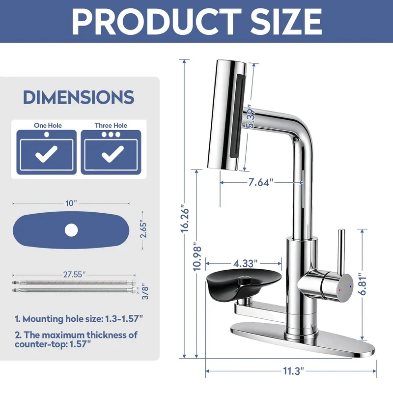 Swanky Chrome Pull Down Kitchen Faucet With Integrated Glass Rinser And Pull Out Sprayer Single Hole Mount Saves Counter Space Badass Stream Cleans Glasses Fast Smooth Action Modern Style Pro Level Quality.