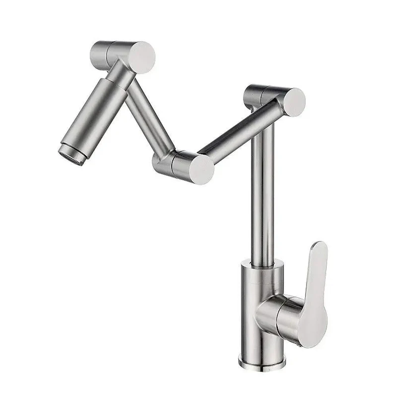 Dead On High Arc Kitchen Faucet With Smooth Pull Down Sprayer Lead Free 304 Stainless Steel Three Sixty Degree Swivel Brushed Finish Contemporary Sink Mixer Game Changer For Any Kitchen