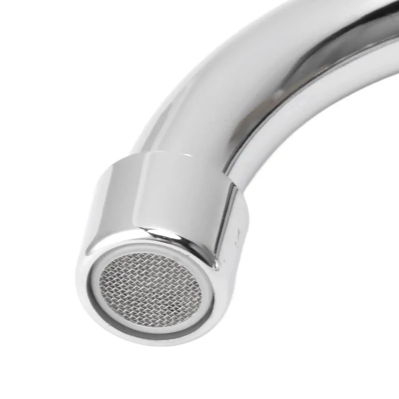 Heavy Duty Copper Foot Pump Kitchen Faucet With Hands Free Foot Control Switch And Flexible Braided Hose For Easy No Touch Water Flow And Spotless Cooking Tasks Make Chores A Breeze