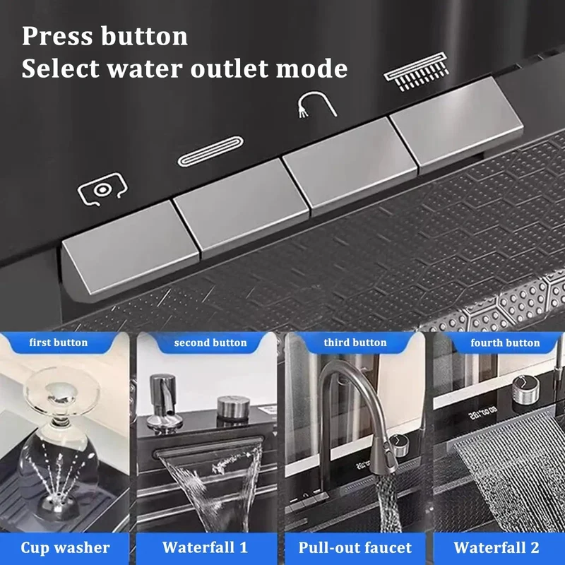 Slick Black Stainless Steel Kitchen Faucet Hella Durable Honeycomb Coated Oil Water Resistant Easy Clean Integrated Sink Setup Modern Cooking Straight Up Quality Top Shelf Performance