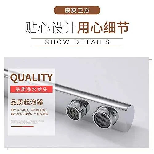 Three Way Kitchen Faucet With 360 Swivel Dual Handle Water Filter Tap And Deck Mounted Sink Mixer Featuring Rust Resistant Finish And Hassle Free Cleanup For Top Shelf Hydration
