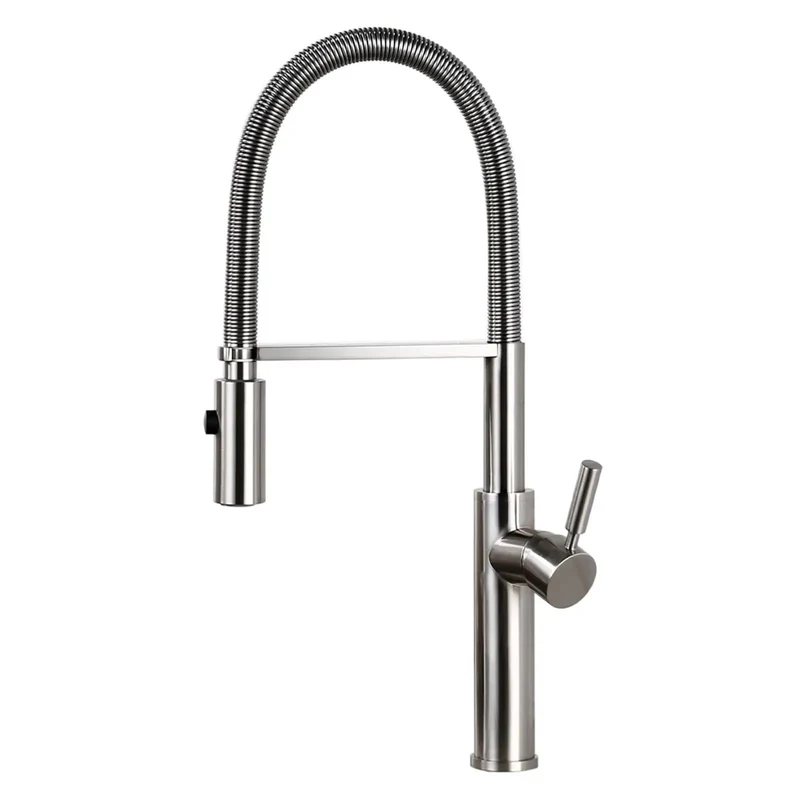 Heavy Duty Kitchen Faucet With Pull Down Dual Sprayer And Premium Brass Body Featuring Slick Matte Black Finish For Zero Hassle Install And Snappy Water Flow That Actually Works