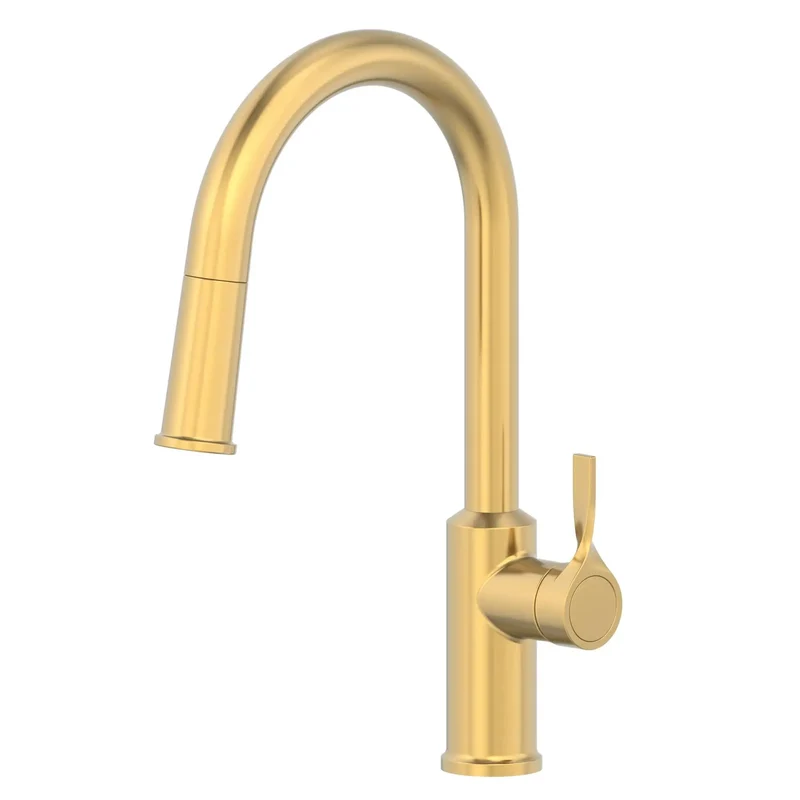 Spot Free Brushed Brass Kitchen Sink Faucet With Integrated Water Filter For Pure H2O Right From Tap A Sick Upgrade That Levels Up Any Modern Home Setup Daily Cooking And Meal Prep Essentials