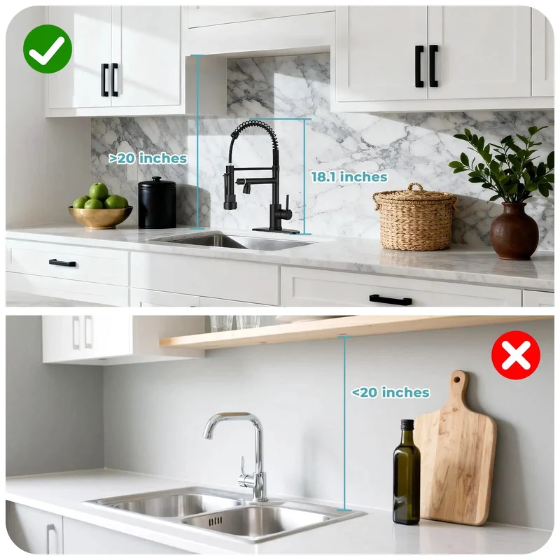 Dual Spray Kitchen Faucet With Pull Down Sprayer In Slick Matte Black Finish For No Sweat Install And Bang For Your Buck Performance Plus Led Temp Light Top Tier Home Pick