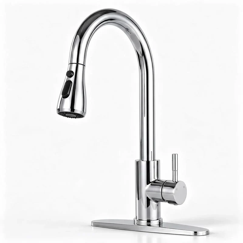 Smooth Operator Kitchen Faucet With Pull Down Sprayer In Brushed Nickel Featuring 3 Modes And A Slick 21 Inch Reach 360 Swivel For Ultimate Sink Coverage Perfect For Rv And Bar Setups You Will Love This Bad Boy For Years