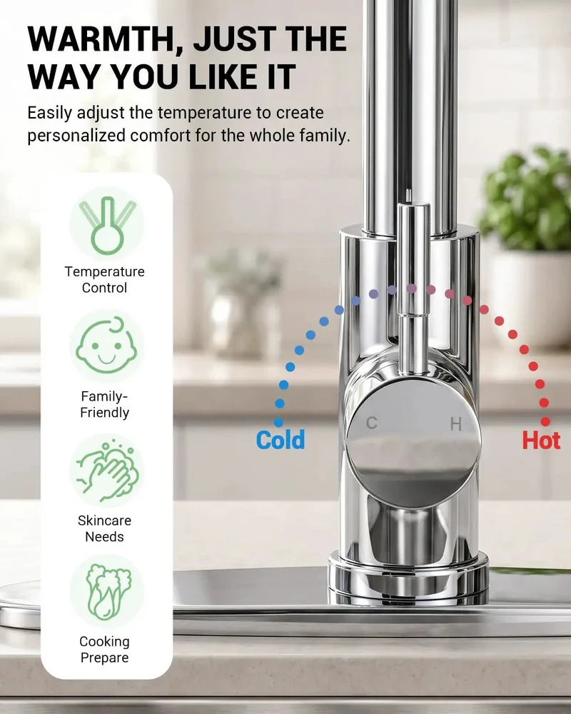 Smooth Operator Kitchen Faucet With Pull Down Sprayer In Brushed Nickel Featuring 3 Modes And A Slick 21 Inch Reach 360 Swivel For Ultimate Sink Coverage Perfect For Rv And Bar Setups You Will Love This Bad Boy For Years