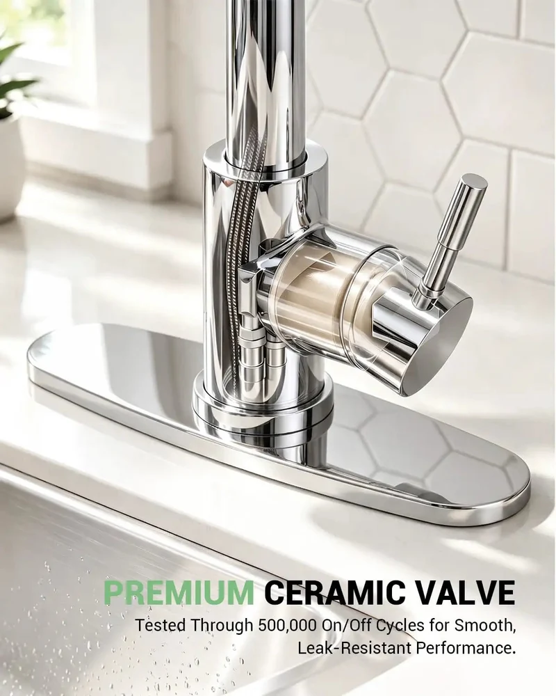 Smooth Operator Kitchen Faucet With Pull Down Sprayer In Brushed Nickel Featuring 3 Modes And A Slick 21 Inch Reach 360 Swivel For Ultimate Sink Coverage Perfect For Rv And Bar Setups You Will Love This Bad Boy For Years