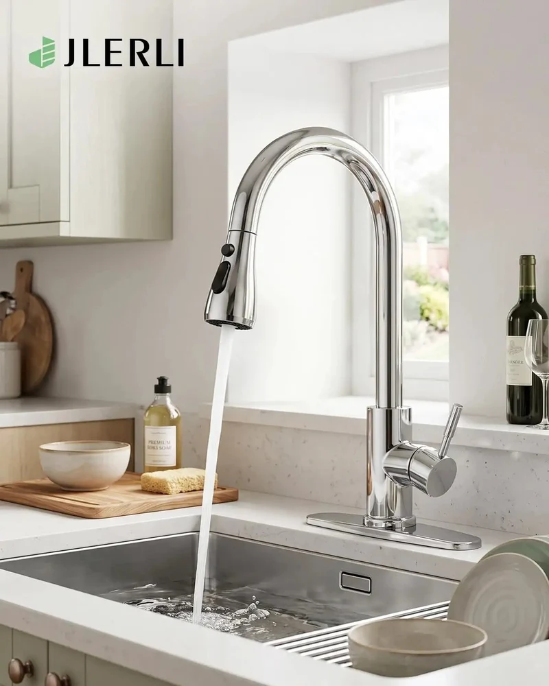 Smooth Operator Kitchen Faucet With Pull Down Sprayer In Brushed Nickel Featuring 3 Modes And A Slick 21 Inch Reach 360 Swivel For Ultimate Sink Coverage Perfect For Rv And Bar Setups You Will Love This Bad Boy For Years