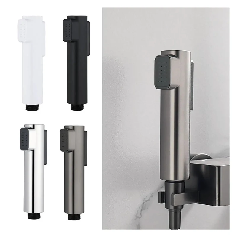 Slick Silver ABS Plastic Handheld Bidet Sprayer With High Pressure Flow And Self Cleaning Nozzle For Total Toilet Upgrades G1/2 Connection Ergonomic Grip Deliver Sick Cleaning Power