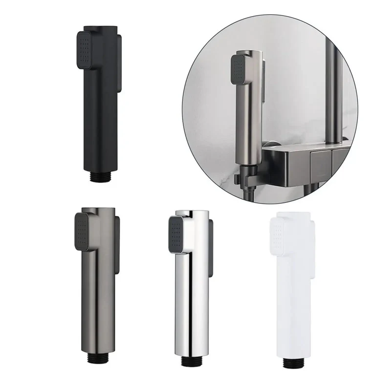Slick Silver ABS Plastic Handheld Bidet Sprayer With High Pressure Flow And Self Cleaning Nozzle For Total Toilet Upgrades G1/2 Connection Ergonomic Grip Deliver Sick Cleaning Power